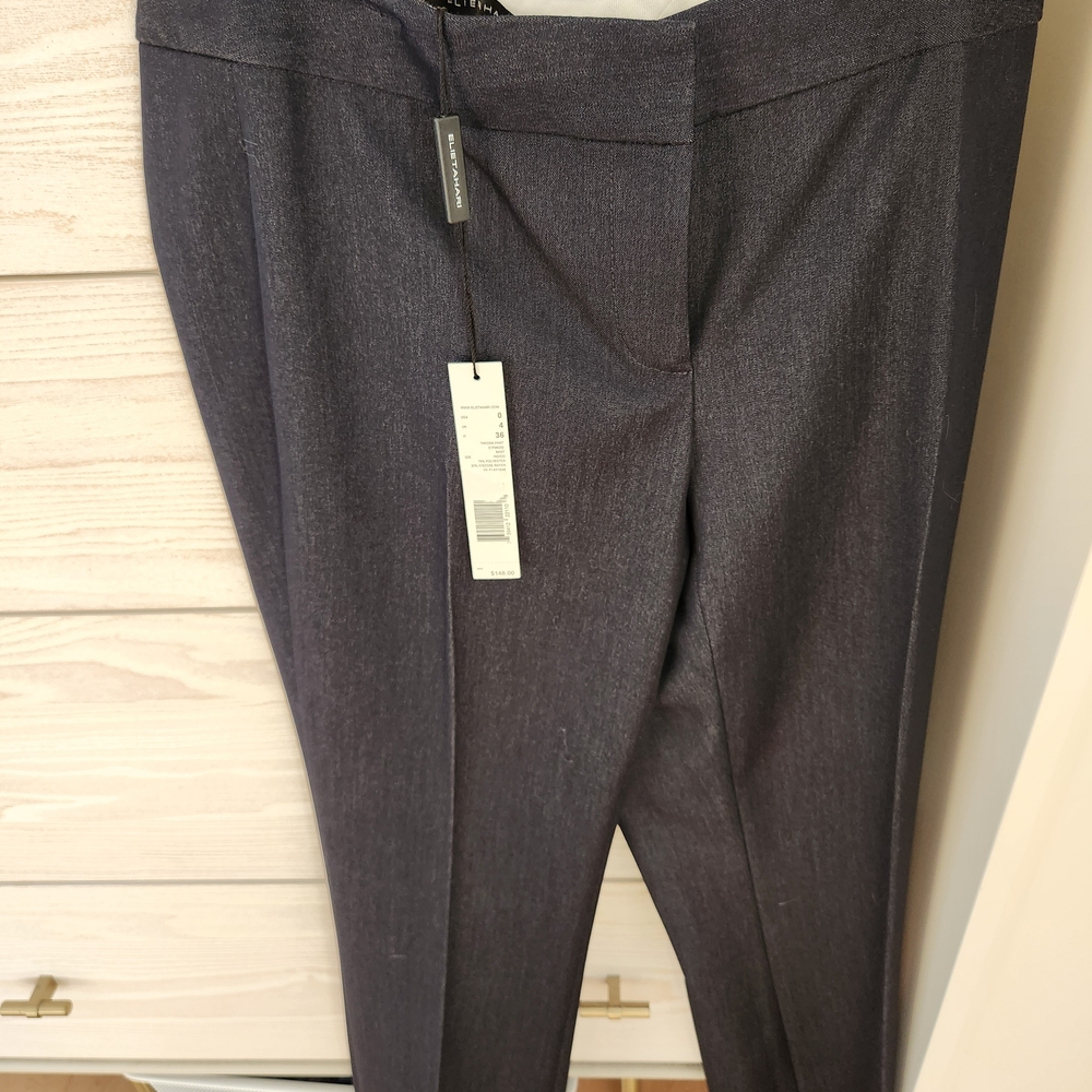 Elie Tahari Charcoal Trousers